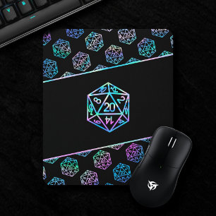 RPG Dice   Holo Fantasy Retro Tafelblad PnP Gamer Muismat