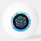 RPG Dice | Holo Fantasy Retro Tafelblad PnP Gamer Pingpongbal (Voorkant)