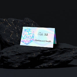 RPG Dice | Holo Fantasy Retro Tafelblad PnP Gamer Plaatskaartje