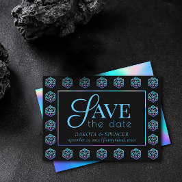 RPG Dice | Holo Fantasy Retro Tafelblad PnP Gamer Save The Date