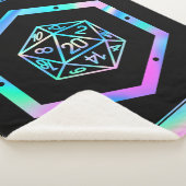 RPG Dice | Holo Fantasy Retro Tafelblad PnP Gamer Sherpa Deken (3/4)