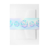 RPG Dice | Holo Fantasy Retro Tafelblad PnP Gamer Uitnodigingen Wikkel (Voorkant Voorbeeld)