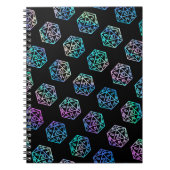 RPG Dice | Holo Fantasy Tabletop Gamer Campaign Notitieboek (Voorkant)