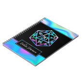 RPG Dice | Holo Fantasy tafelblad gamer karakter Notitieboek (Linkerzijde)