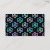 RPG Dice | Holo Fantasy Tafelblad Gamer Receptie Informatiekaartje (Achterkant)