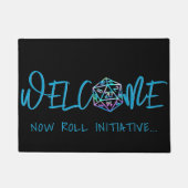 RPG Dice | Holo Fantasy Tafelblad Gamer Welkom Deurmat (Voorkant)