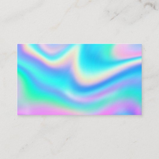 RPG Dice | Holo Fantasy tafelblad geschenken te zi Informatiekaartje (Achterkant)