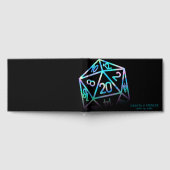 RPG Dice | Holo Fantasy Tafelblad PnP Gamer Custom Gastenboek (Volledig)