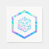 RPG Dice | Holo Old School Tafelblad PnP Roleplaye Servet (Voorkant)