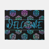 RPG Dice | Holo Retro Tafelblad Rollenspeler Welko Deurmat (Voorkant)