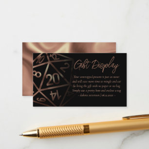 RPG Dice   Koper Fantasy Tafelblad Gift op Weergav Informatiekaartje