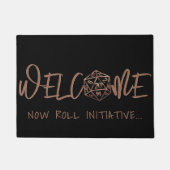 RPG Dice | Koper Tafelblad PnP Roleplayer Welkom Deurmat (Voorkant)
