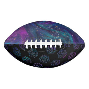 RPG Dice Nebula Fantasy Retro Tabletop PnP Gamer American Football
