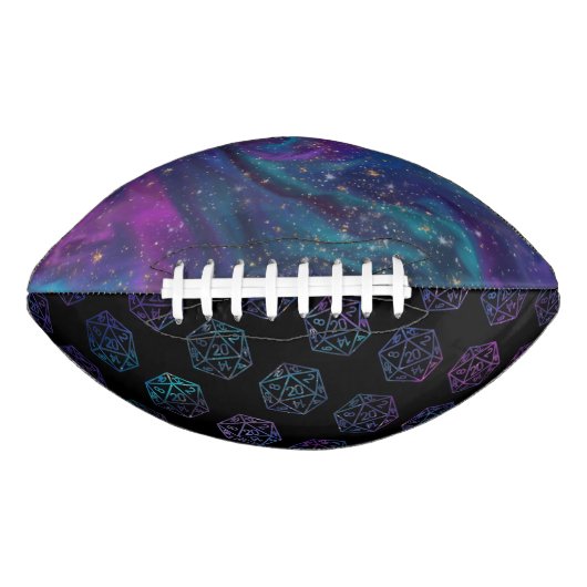 RPG Dice | Nebula Fantasy Retro Tabletop PnP Gamer American Football (Voorkant)