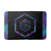 RPG Dice | Nebula Fantasy Retro Tabletop PnP Gamer Badmat (Voorkant)