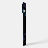 RPG Dice | Nebula Fantasy Retro Tabletop PnP Gamer iPhone Hoesje (Linkerkant)