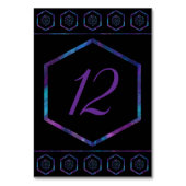 RPG Dice | Nebula Fantasy Retro Tabletop PnP Gamer Kaart (Voorkant)