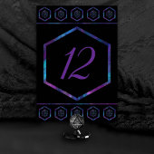 RPG Dice | Nebula Fantasy Retro Tabletop PnP Gamer Kaart