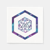 RPG Dice | Nebula Fantasy Retro Tabletop PnP Gamer Servet (Voorkant)