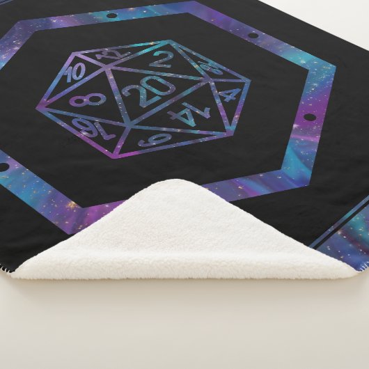 RPG Dice | Nebula Fantasy Retro Tabletop PnP Gamer Sherpa Deken (3/4)