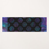 RPG Dice | Nebula Fantasy Retro Tabletop PnP Gamer Yogamat (Voorkant (horizontaal))