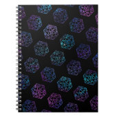 RPG Dice | Nebula Fantasy Tabletop Gamer-campagne Notitieboek (Voorkant)