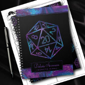 RPG Dice | Nebula Fantasy Tabletop Gamer-personage Notitieboek