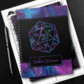 RPG Dice | Nebula Fantasy Tabletop Gamer-personage Notitieboek