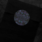 RPG Dice | Nebula Fantasy Tafelblad Gamer Custom Ronde Sticker