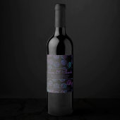 RPG Dice | Nebula Fantasy Tafelblad Gamer Custom Wijn Etiket