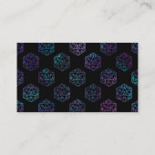 RPG Dice | Nebula Fantasy Tafelblad Gamer Receptie Informatiekaartje (Achterkant)