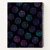 RPG Dice | Nebula Tabletop PnP Gamer Graph Paper Notitieboek (Achterkant)