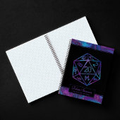 RPG Dice | Nebula Tabletop PnP Gamer Graph Paper Notitieboek