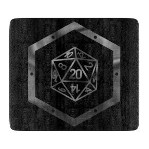 RPG Dice   Retro Old School tafelblad rollenspeler Snijplank