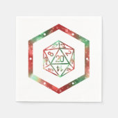RPG Dice | XMAS Fantasy Retro Tafelblad PnP Gamer Servet (Voorkant)