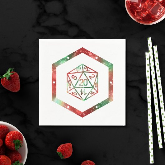 RPG Dice | XMAS Fantasy Retro Tafelblad PnP Gamer Servet