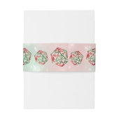 RPG Dice | XMAS Fantasy Retro Tafelblad PnP Gamer Uitnodigingen Wikkel (Achterkant Voorbeeld)