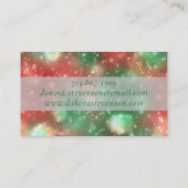 RPG Dice | XMAS Fantasy Tafelblad Gamer Branding Visitekaartje (Achterkant)