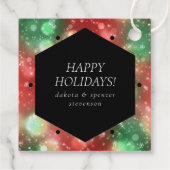 RPG Dice | XMAS Fantasy Tafelblad Gamer Custom Bedankjes Labels (Achterkant)