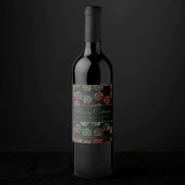 RPG Dice | XMAS Fantasy Tafelblad Gamer Custom Wijn Etiket