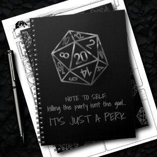 RPG DM-Humor   Fantasy Killing the Party is een ex Notitieboek