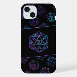 RPG Dobbelsteen   Nebula Fantasy Retro Tafelblad P iPhone 15 Plus Case