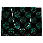 RPG Dobbelstenen | Emerald Fantasy Tabletop Retro  Groot Cadeauzakje (Achterkant)