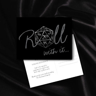 RPG Dobbelstenen   Fantasie Tafelblad Gamer Datumw Briefkaart