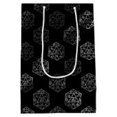 RPG Dobbelstenen | Fantasy Old School Tabletop Ret Medium Cadeauzakje (Achterkant)