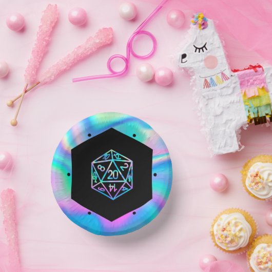 RPG Dobbelstenen | Holo Fantasy Retro Tafelblad Pn Papieren Kommen (Feest)