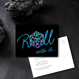 RPG Dobbelstenen   Holo Fantasy Tabletop Gamer Uit Briefkaart