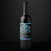 RPG Dobbelstenen | Holo Fantasy Tafelblad PnP Game Wijn Etiket