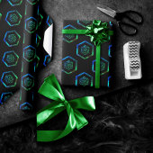 RPG Dobbelstenen | Iridiserende Fantasy Tafelblad Cadeaupapier