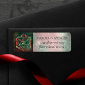 RPG Dobbelstenen | KERST Fantasie Tafelblad PnP Sp Etiket